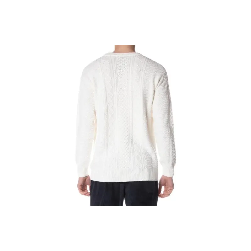 Kappa Robe Giovani Acrab Pullover Sweater Men's Cream-0