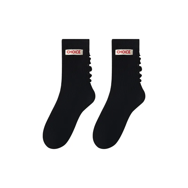 XXLLG Mid Calf Socks Women's 2 Pack-9