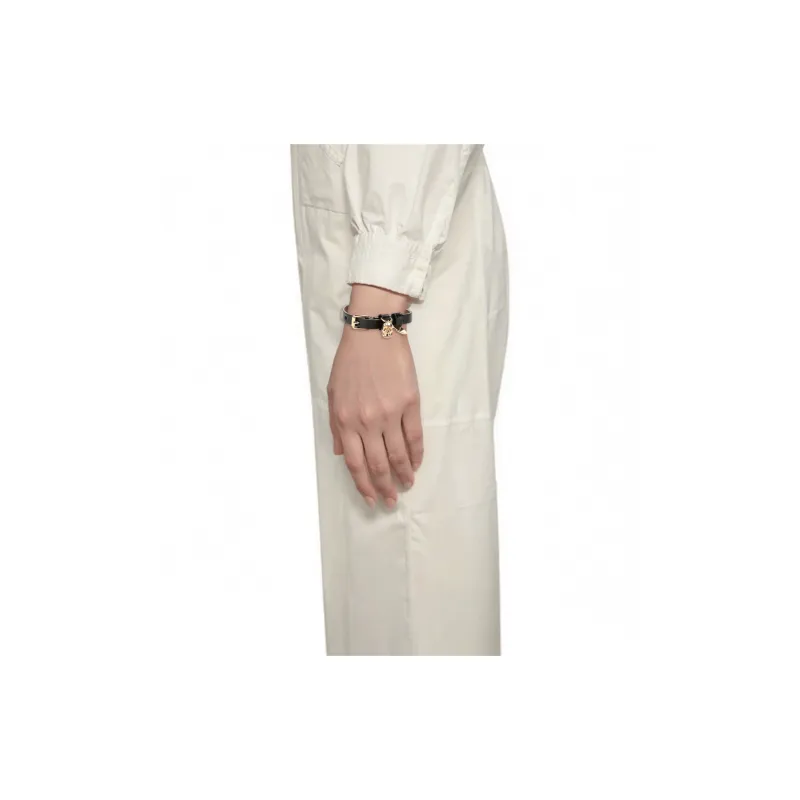 Alexander McQueen Skull Charm Buckle Bracelet-3