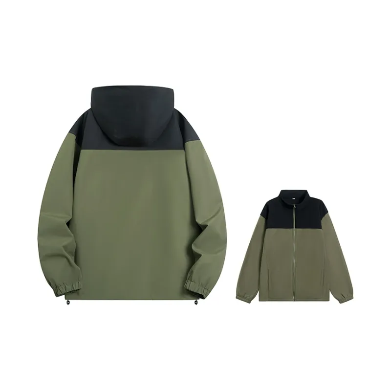 KFKU Water Resistant Windproof Breathable Wear Resistant Windbreaker Coats Unisex-14