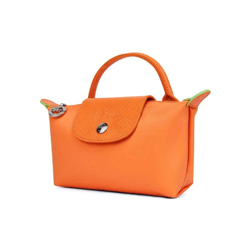 LONGCHAMP Le Pliage Green Canvas Dumpling Bag Handbags Small Size Women's Sand-1