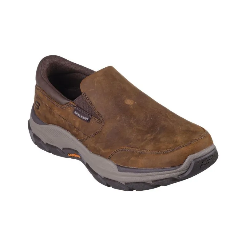 Skechers Respected Anti-Slip Wear-Resistant Low-Top Casual Shoes Men's Brown-2