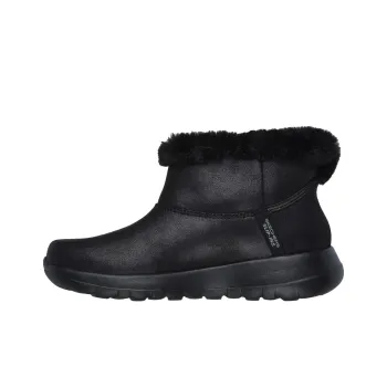 Skechers ON THE GO Warm Slip Resistant Ankle Length Snow Boots Women's Black
