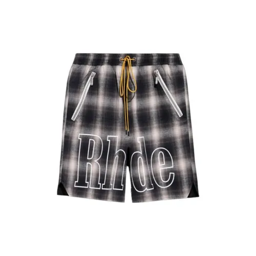 RHUDE Casual Shorts Men Gray