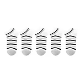 Black Gray Stripes 5 Pack