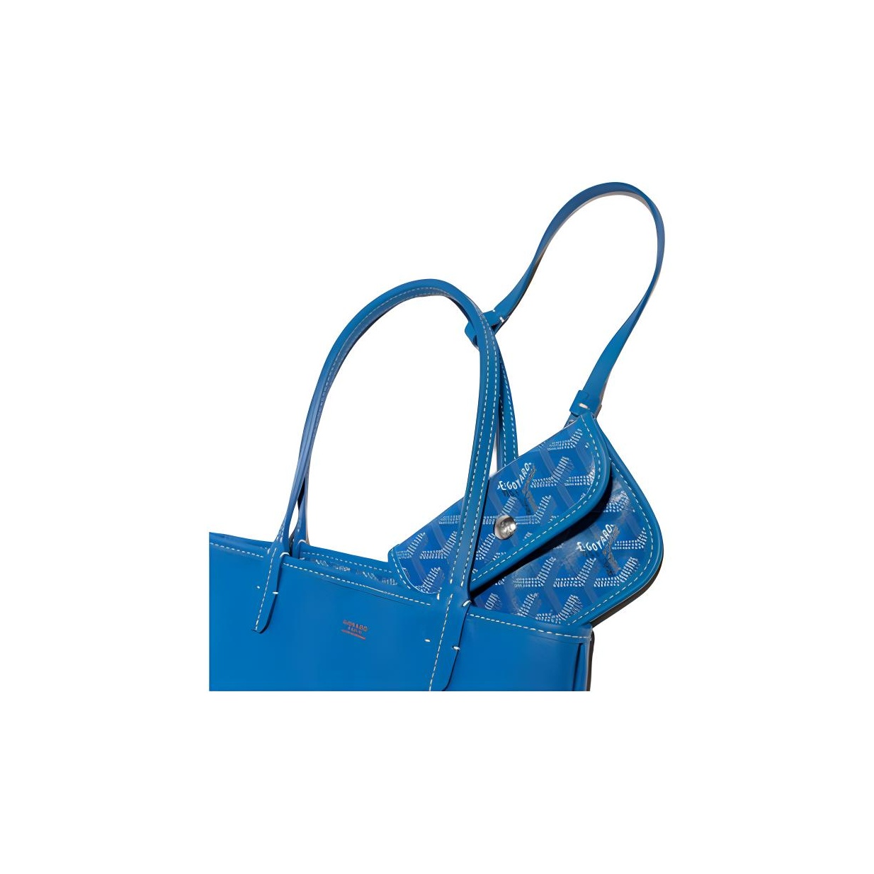 GOYARD Anjou Tote Mini Sky Blue - POIZON
