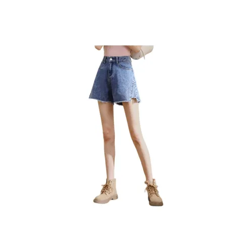 HIPPIEMISS Denim Shorts Women's Blue