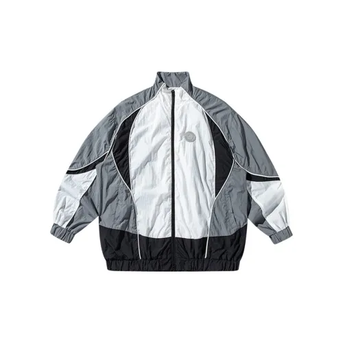 ENSHADOWER Jackets Unisex White Gray