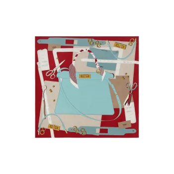 FENDI Peekaboo Bag Printed Scarf