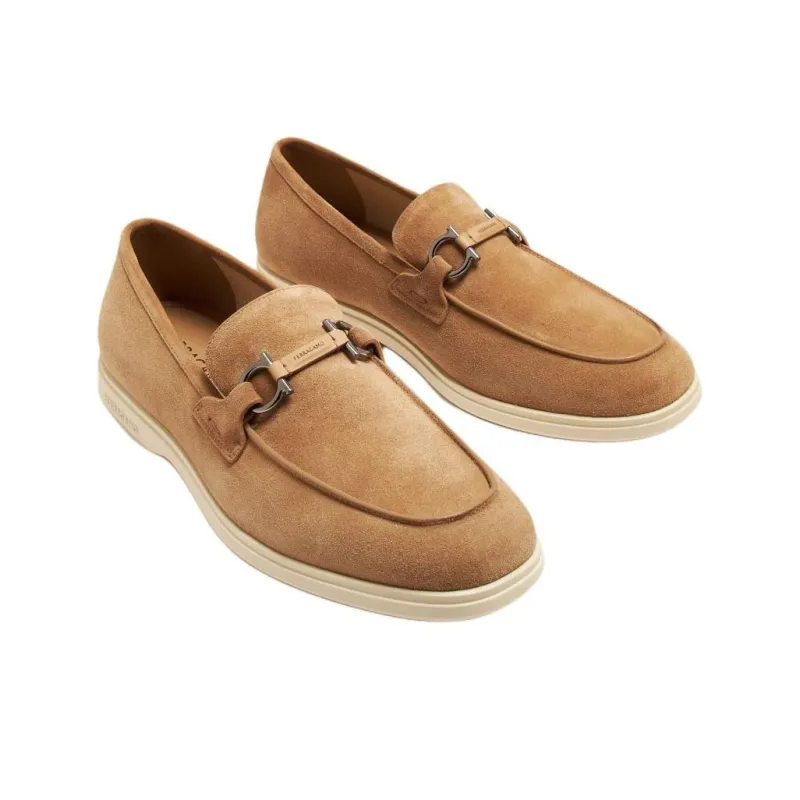 FERRAGAMO Cosimo Loafers Men's Brown-4