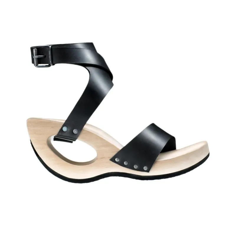 Trippen Bondage Strap Sandals Women's Black-1