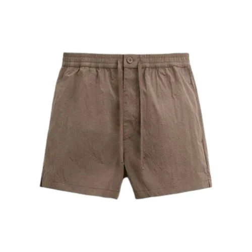 ZARA Beach Shorts Men Brown