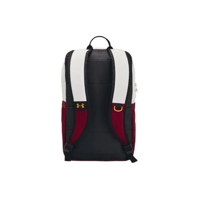 Under Armour Polyester Backpack Medium Size Unisex Clay White & Red-2