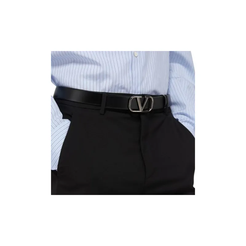 Valentino VLogo Signature Buckled Belt-1