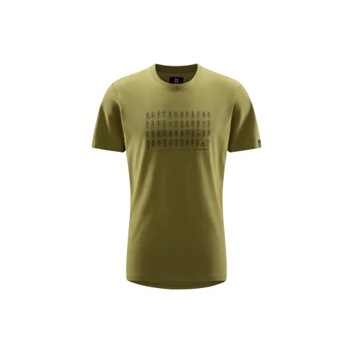 HAGLÖFS T-Shirts Men Olive Green