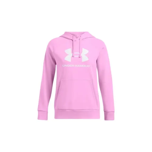 Under Armour Big Logo Sweatshirts Women's Pink