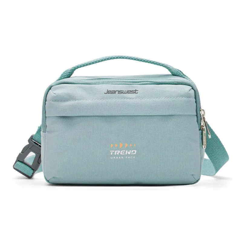 JEANSWEST Fabric Crossbody Bag Fanny Pack Shoulder Bag Messenger Bag Regular Unisex Multicolor-5