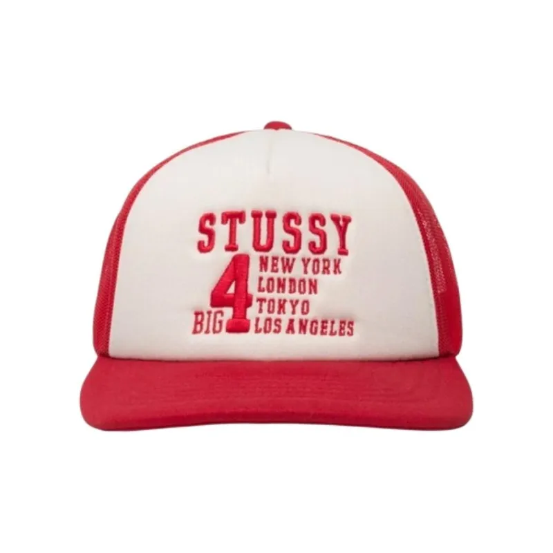 Stussy Trucker Big 4 Snapback-1