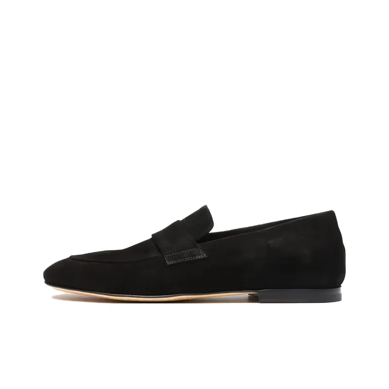 Officine Creative Suede Penny Loafers-0
