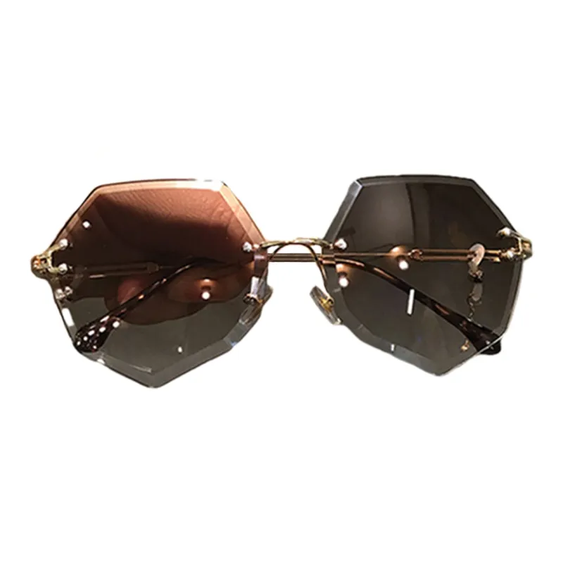 Cranta Komeia Alloy Irregular Shape Sunglasses Women's-0