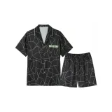 Geometric Print Men's Clothing Sets