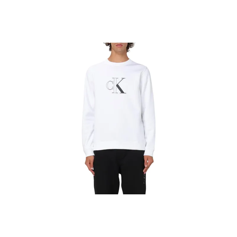 Calvin Klein Logo print Jersey Hoodie-1