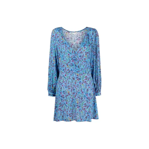 Tommy Hilfiger Long-Sleeved Dresses Women's Iris Blue Color