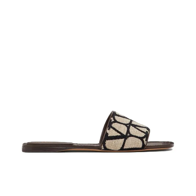 Valentino Garavani VLogo Toile Iconographe Slides-1