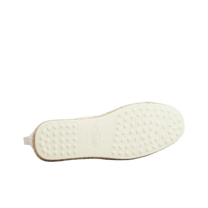 TOD'S Chain link print Espadrilles-4