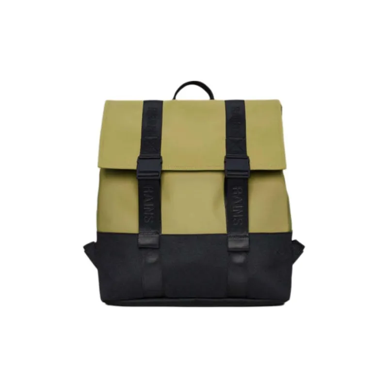 Rains Polyester Backpack Unisex Khaki-0