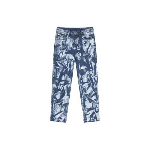 NAVIGARE Jeans Men Denim Blue/White