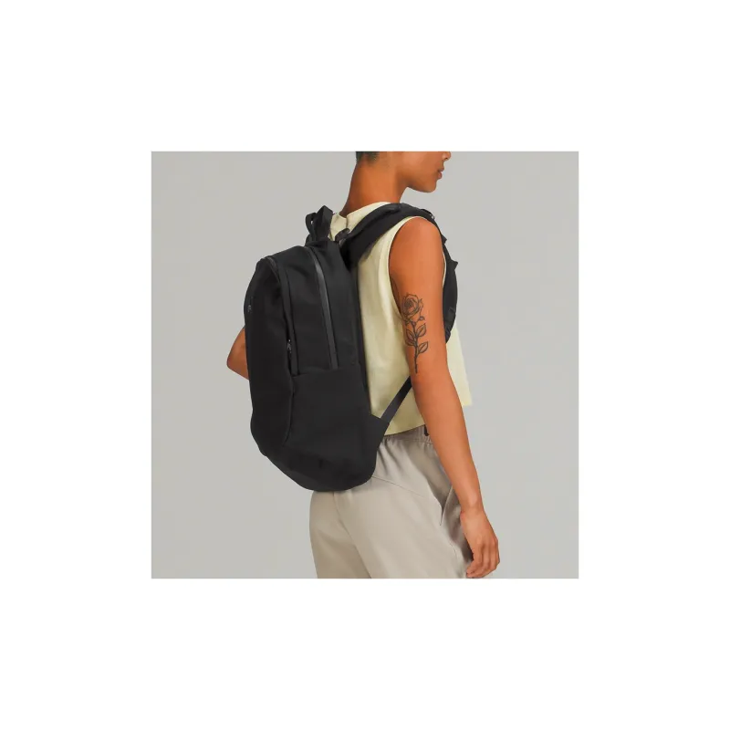 Lululemon Waterproof Fabric Backpack Regular Unisex Black-2