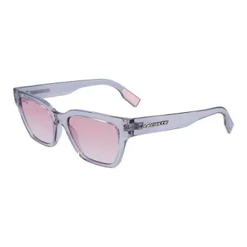 LACOSTE Acetate Plastic Square Sunglasses Women's Gray
