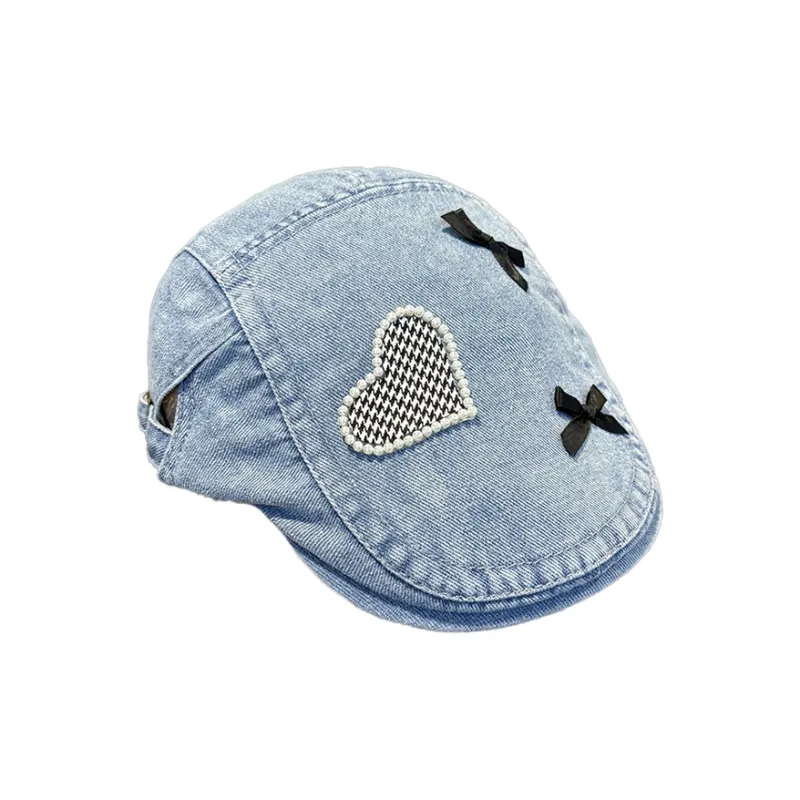 JONNY MOORE Denim Berets Unisex-1