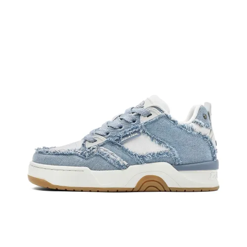 Dickies Low-Top Skateboard Shoes Men's White Blue