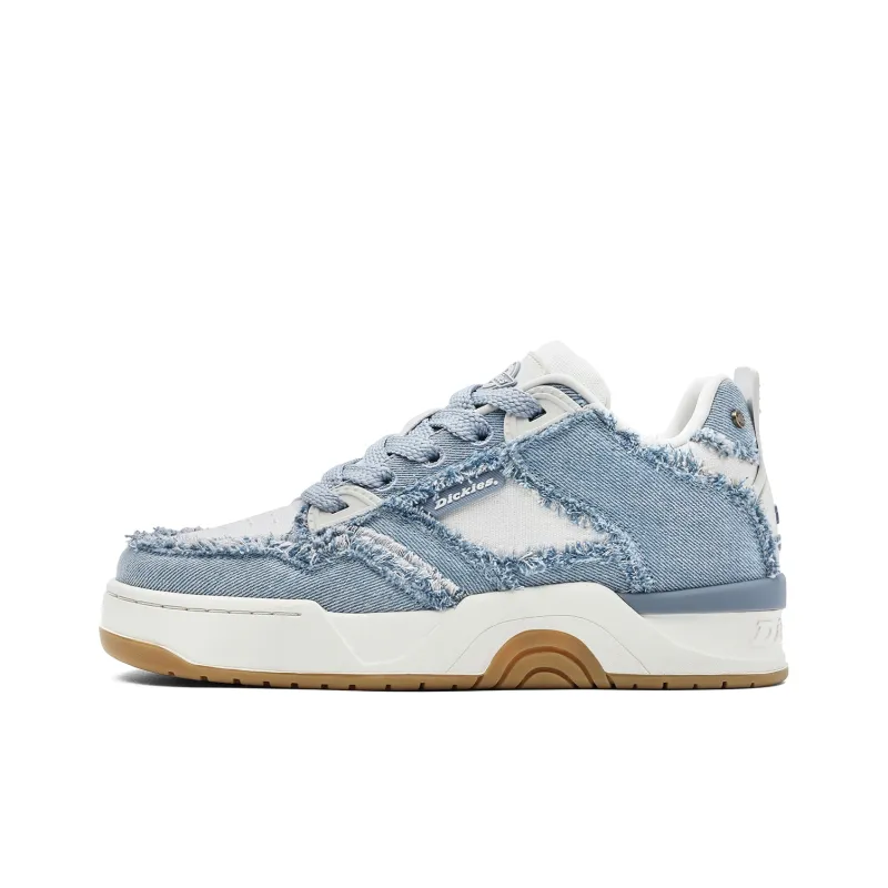 Dickies Low Top Skateboard Shoes Men's White Blue-0