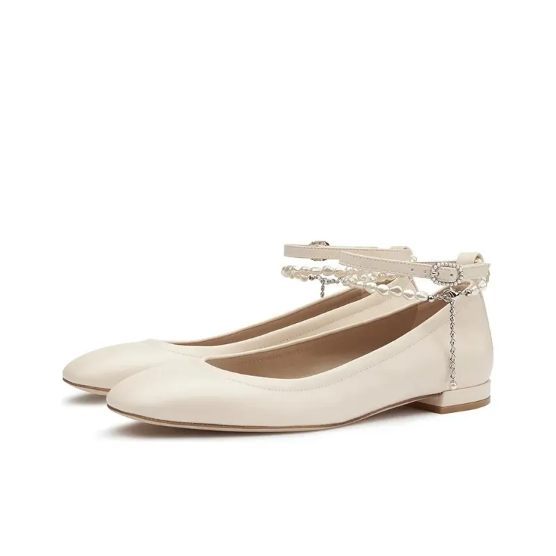 Stuart Weitzman/SW Bridal Capsule Collection Casual Single Shoes Women's Beige-2