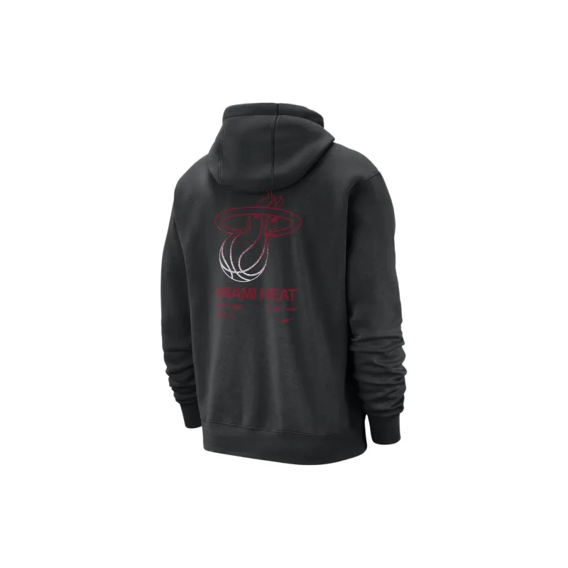 Nike Miami Heat Club Courtside Men's Nike Nba Pullover Hoodie-1