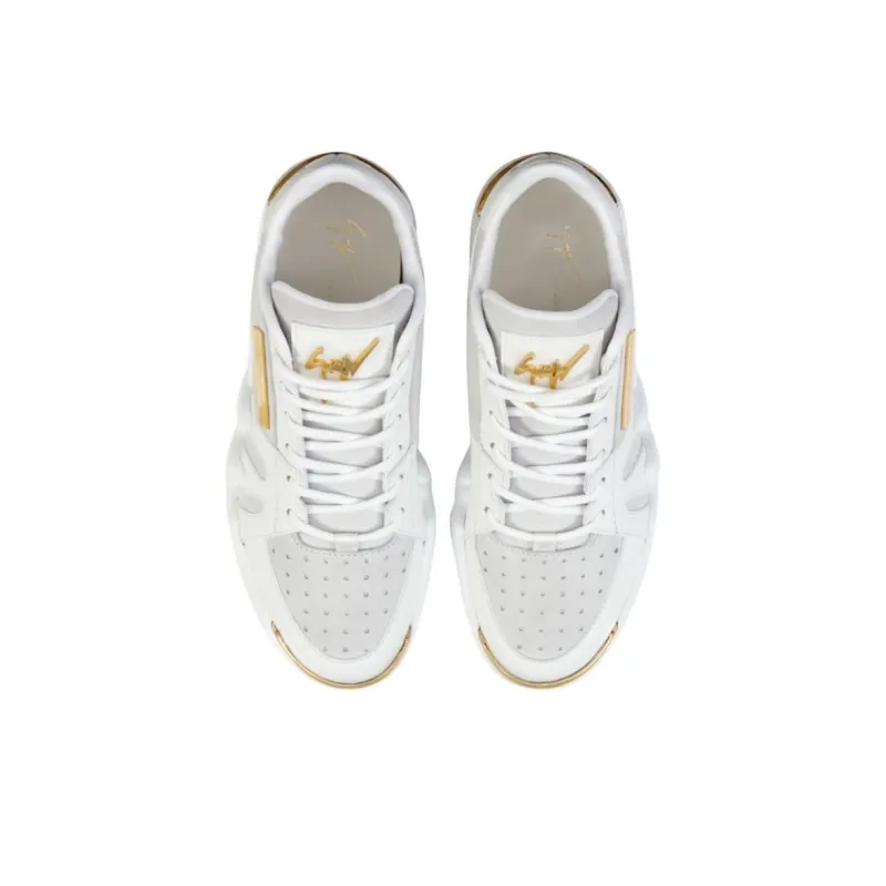 Giuseppe Zanotti Tonal Panelled Perforated Sneakers Women's-4