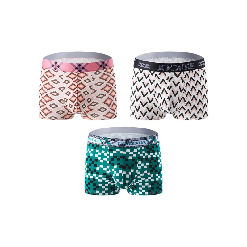 RED DRAGONFLY Cotton Panties Men's 3 Pack Gift Box Set-12