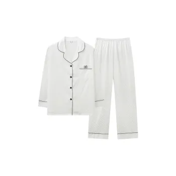 Qiao Ni Tong Pajama Set Women's White