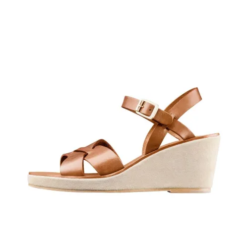 A.P.C Judith Strap Sandals 7cm Women's Brown