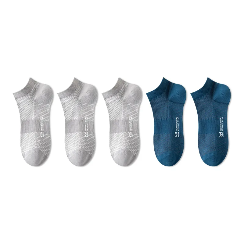 MIIOW Cool One Summer Series Ankle Socks Men's 5 Pack-6