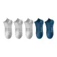 Light Gray 3-Dark Blue 2[5 Pack]