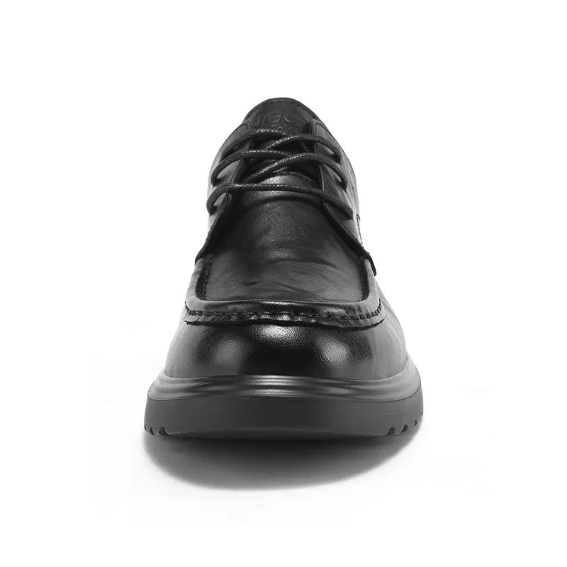 Jeep Height Increasing Low Top Casual Shoes Men's Black-3
