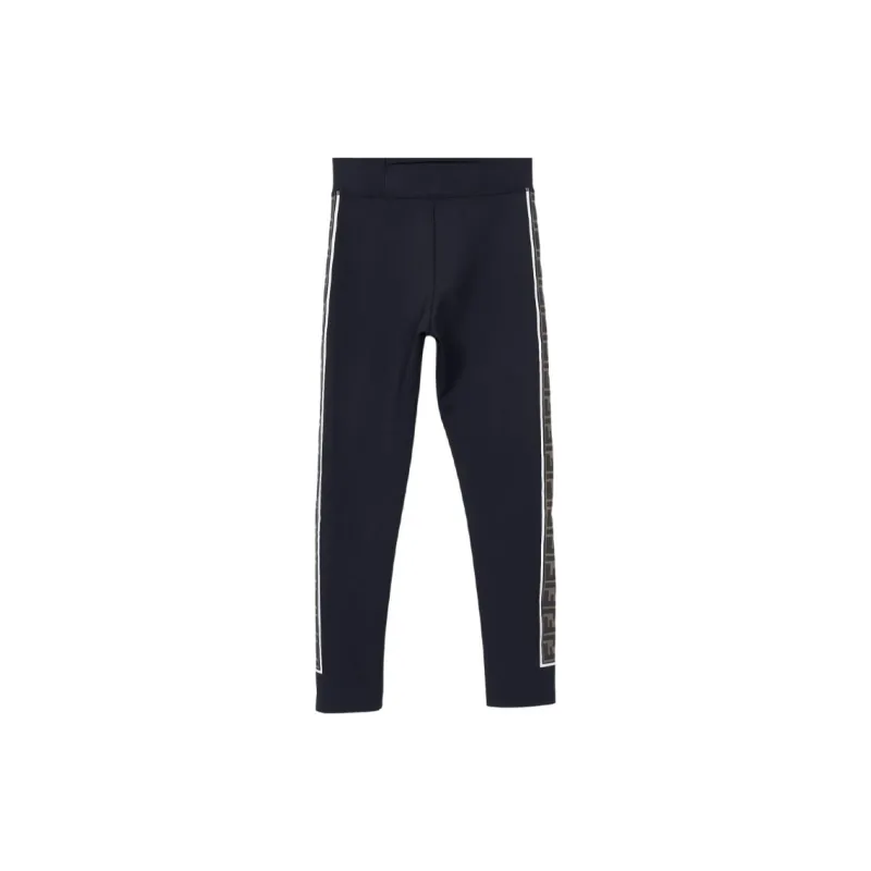 FENDI Logo Tape Fitness Leggings 'Black'-1