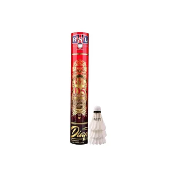 RSL Goose Feather Shuttlecock 12 Pack Goose Feather Match Ball Shuttlecocks