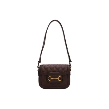 JANE KLAIN Synthetic Leather Shoulder Bag Crossbody Bag Regular Women's White/Brown