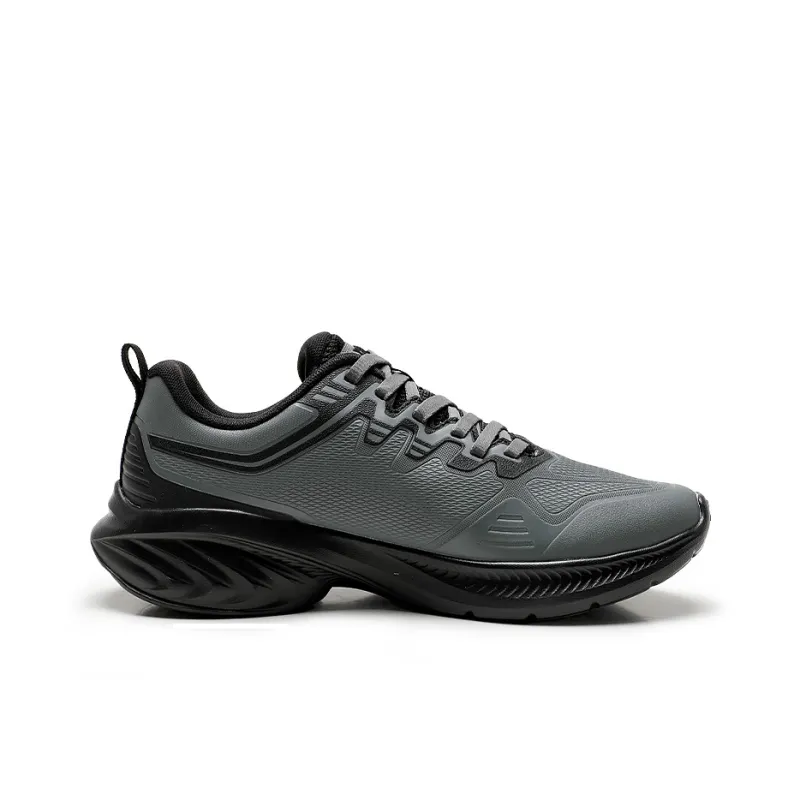 XTEP Wear resistant And Waterproof Low Top Casual Running Shoes Men's Gray Black-2