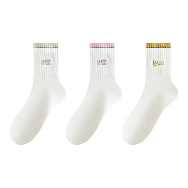 MIIOW Mid Calf Socks Women's Combo Set-12